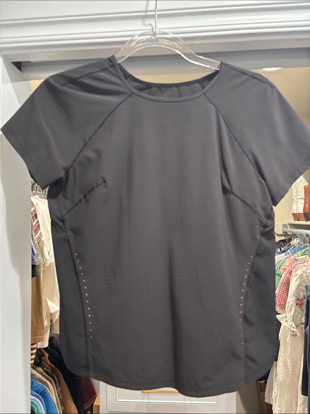 lululemon athletica Black Short Sleeve Athletic Tee
